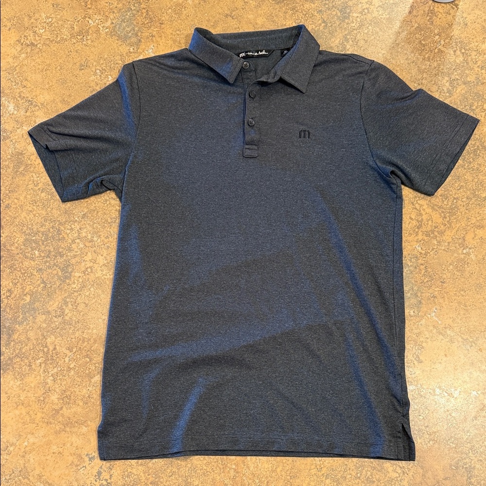 Travis Mathew Charcoal Polo Shirt